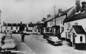 Market Place Reepham Norfolk Real Photo Postcard