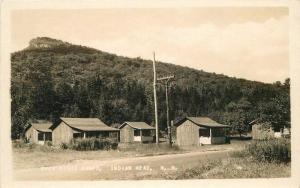 1920s Over Night Camps Indian Head New Hampshire RPPC real Photo 10049 Putnam