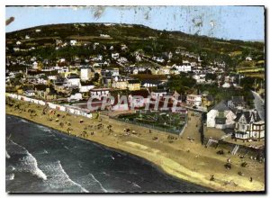 Modern Postcard Blonville sur Mer Calvados Aerial view Beach Golf Villas mini...