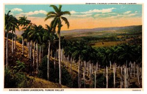 Postcard Cuba Havana Yumuri Valley landscape