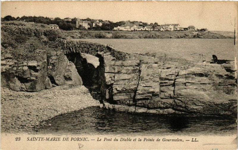 CPA Ste-MARIE de PORNIC - Le Pont du Diable et la Pointe de (587548)