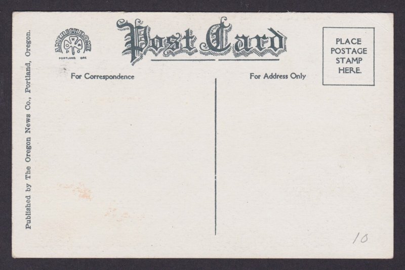 Postcard, United States, Columbia River OR, Cascade Locks