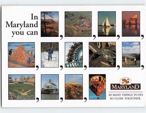 Postcard In Maryland you can Maryland USA