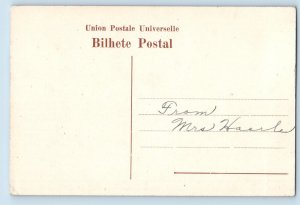 Portugal Postcard Carroca e Carneiro Ponta Delgada Acores c1910 Antique