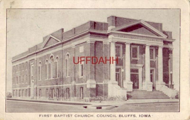 FIRST BAPTIST CHURCH, COUNCIL BLUFFS, IA. J Frederick Catlin, Pastor. Christmas