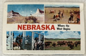 Nebraska 13 Postcards Souvenir Folder