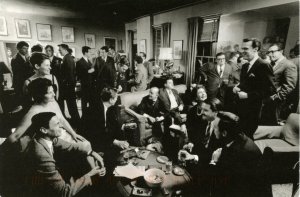 NY - New York City, 1963. Literary Cocktail Party at George Plimpton's Apartment