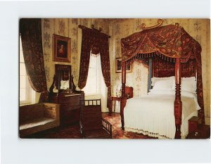 Postcard Bedroom of Gen. Andrew Jackson The Hermitage Nashville Tennessee USA