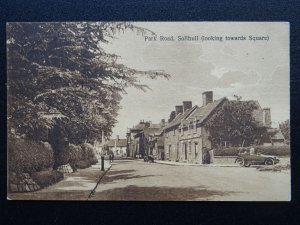 West Midlands SOLIHULL Park Road looking towards Square - Old Postcard