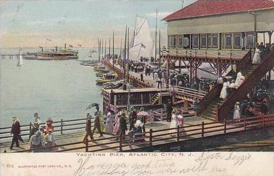 New Jersey Atlantic City Yachting Pier 1906