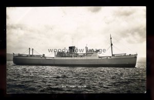 ca0574 - Port Line Cargo Ship - Port Victor - postcard