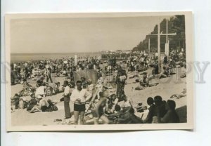 443282 Estonia Narva Joesuu Beach Vintage photo postcard