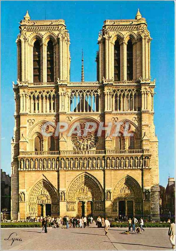 Modern Postcard Paris La Cathedrale Notre Dame