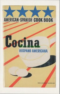 Food & Drink Postcard - Cocina Hispano Americana, Cook Book RR14290