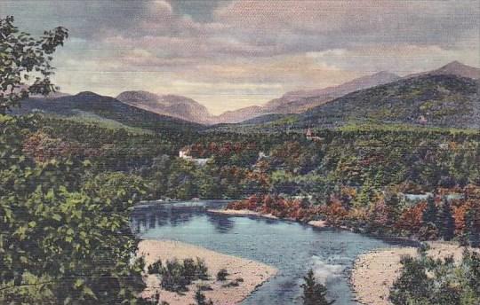 New Hampshire White Mountains Franconia Notch And The Pemigewasset River