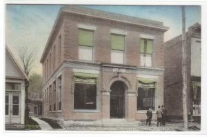 Grange National Bank Troy Pennsylvania 1910c postcard