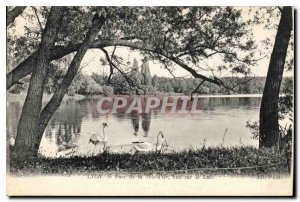 Postcard Old Lyon Park Tete d'Or Lake View