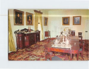 Postcard Dining Room The Hermitage Home of Gen. Andrew Jackson Tennessee USA