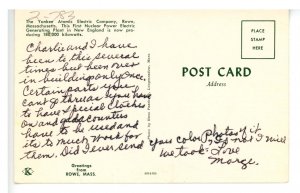 MA - Rowe. Yankee Atomic Electric Co., Nuclear Power Plant