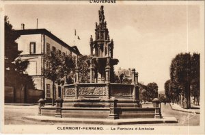 CPA CLERMONT-FERRAND La Fontaine d'Amboise (1252213)