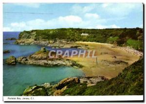 Postcard Modern Jersey Portelet Bay