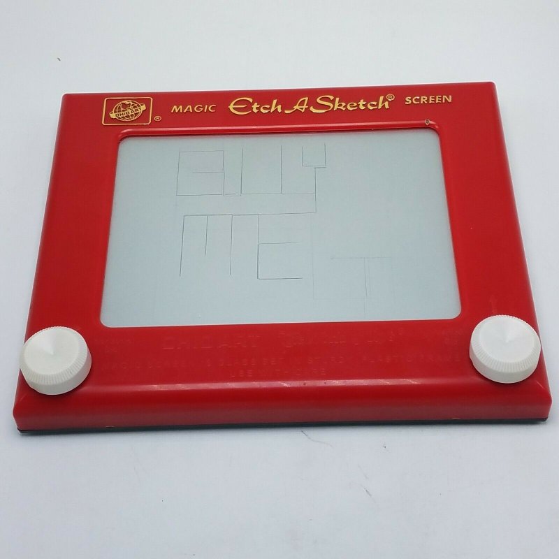 Vintage - NO 505 Magic - Etch A Sketch - Screen by OHIO ART - 9 3/4 x 8