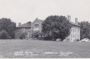 Ohio Oberlin Men's Building Oberlin Cottage Real Photo