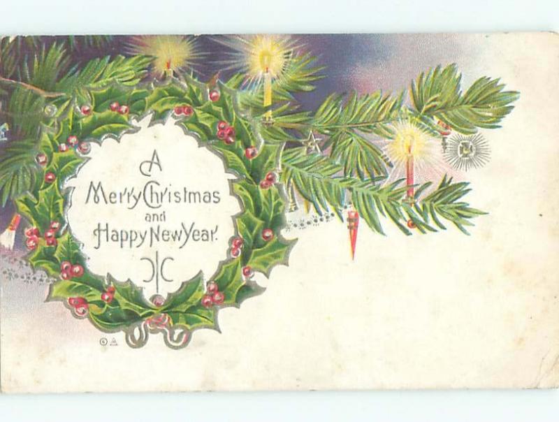 Divided-Back CHRISTMAS SCENE Great Postcard W9295