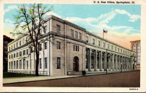 Illinois Springfield Post Office Curteich