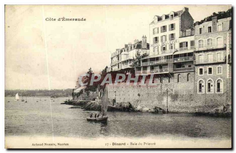 Old Postcard Dinard Bay Prioress