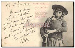 Old Postcard Folklore Old songs The musette