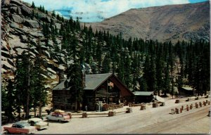 Vtg 1960s Glen Cove Inn Pikes Peak Auto Highway Colorado CO Unused Postcard