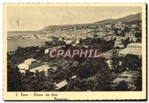 Postcard Modern San Remo Riviera dei Panorama