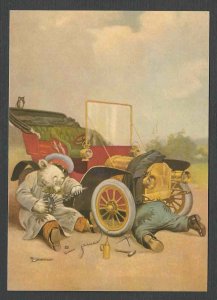 POST CARD ROOSEVELT BEARS  ILLUSTRATED IN 1906 BREAKDOWN BEARS PRINTED ON----