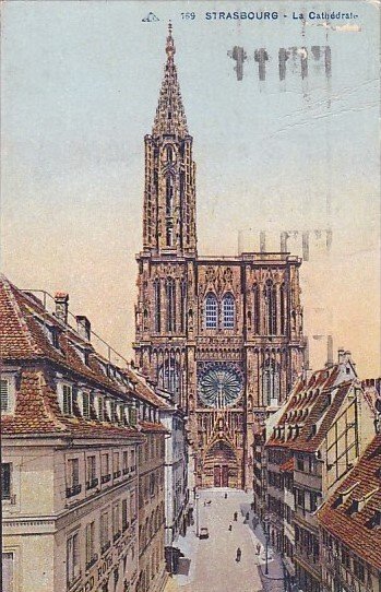 France Strasbourg La Cathedrale 1934