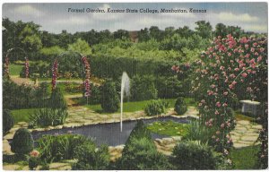 Formal Garden Kansas State College Manhattan Kansas