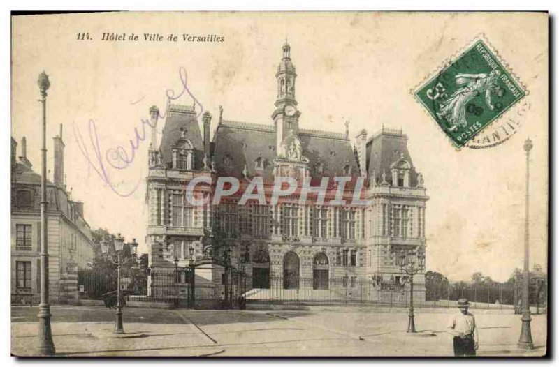 Old Postcard Versailles City Hotel