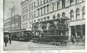 Repro- Double Deck Trolley - Jamestown, New York NY  