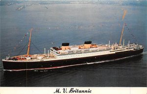MV Britannic White Star Line Unused 