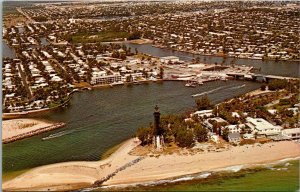 Florida Pompano Beach Hillsboro Lighthouse and Hillsboro Inlet