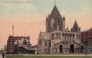 BOSTON, Massachusetts, 1900-1910s; Trinity Church