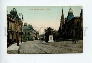 3156018 UK Scotland FALKIRK New Market street Vintage postcard