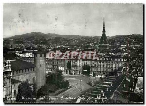 Torino Modern Postcard Panorama della Piazza Castella e Mole Antonelliana