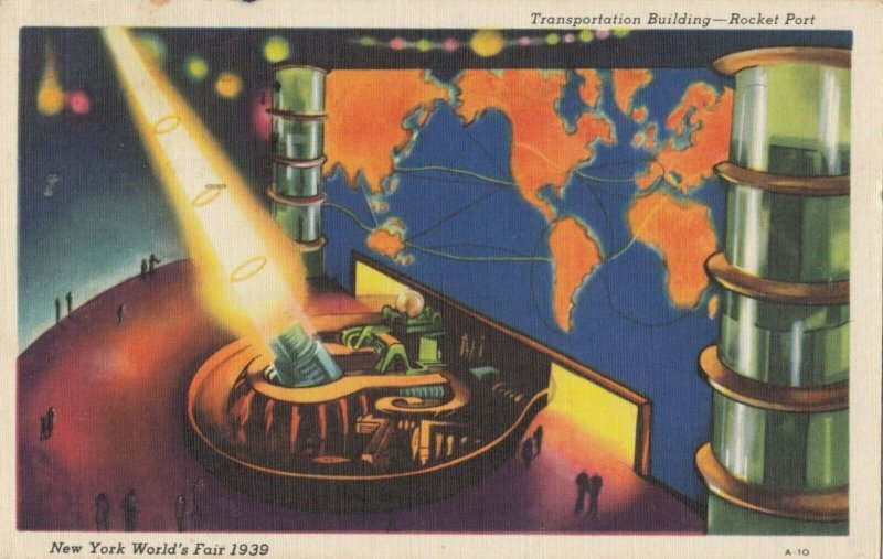 NEW YORK WORLDs FAIR 1939 Rocket Port