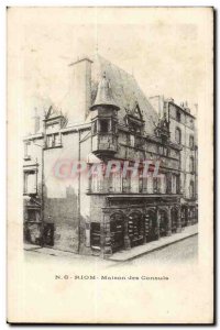 Puy de Dome - Riom - House of the Consuls - Old Postcard