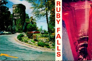 Tennessee Chattanooga Ruby Falls Split View
