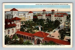 St. Augustine, FL-Florida, Alcazar & Cordova Hotel Advertising, Vintage Postcard