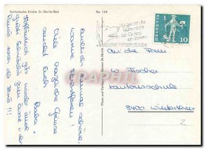 Postcard Modern Katholische Kirche St. Moritz Bad