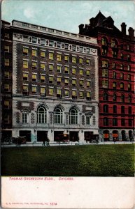 USA Thomas Orchestra Building Chicago Illinois Postcard C002