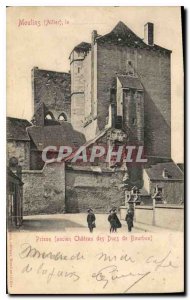 Old Postcard Moulins (Allier) Prison (formerly Chateau Bourbon Dukes)